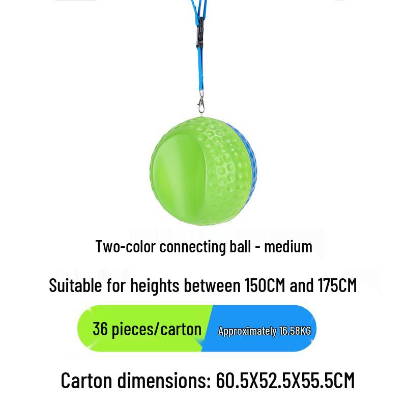 

Patented Golf Ball Connector Set for Swing Practice
