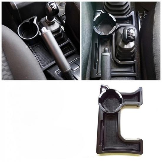 Car Gear Shift Storage Box Organizer Tray Cup Holder Knob Lever Shifter Boot Mat
