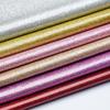 Non-Shedding Soft Glitter PU Leather Fabric Mirror Finish