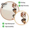 Waterproof PVC Wall Art Cartoon Puppy Sticker, Easy Apply Decal, Creative DIY Home Decoration Dog Pattern Glass Stickers for Bathroom And Balcony Door