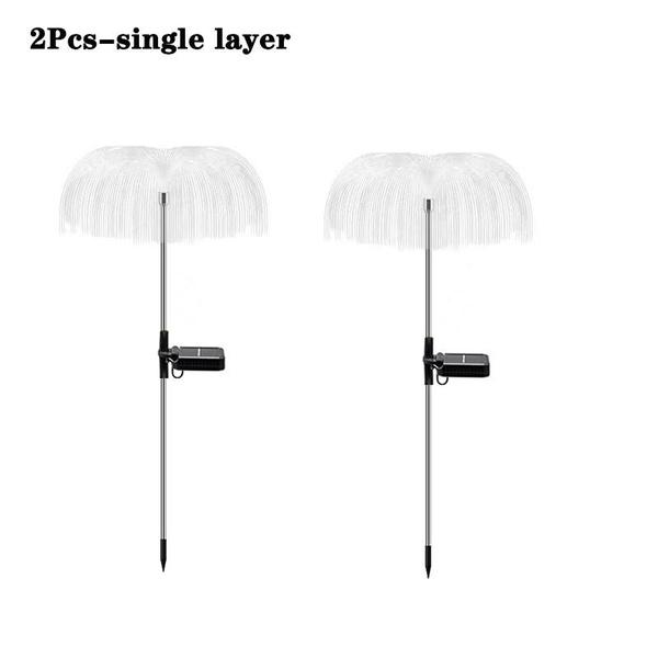 Solar LED Jellyfish Lights Outdoor Garden Decor Lawn Light 7 Color Change Waterproof Patio Yard Pathway Decor Solar Flowers Lamp