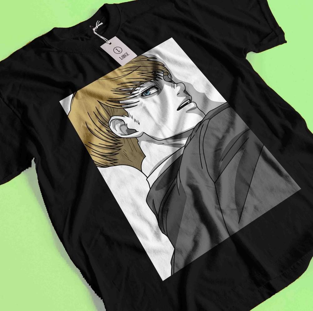 Attack On Titan Shirt Eren Mikasa Tshirt Levi T-Shirt AOT Erwin Hange Armin Tee
