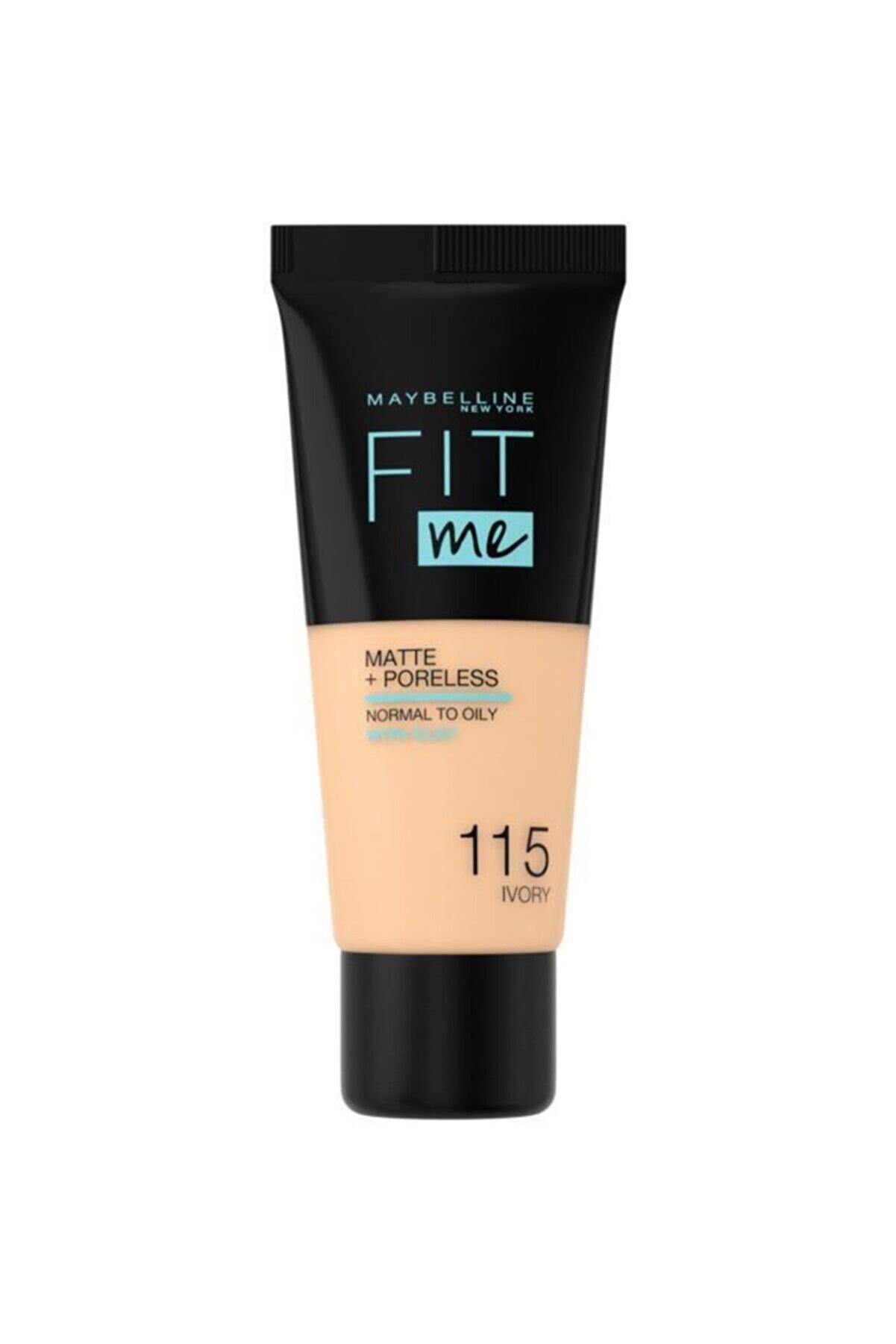 

Maybelline New York Fit Me Matte+Poreless Foundation - 115 Ivory