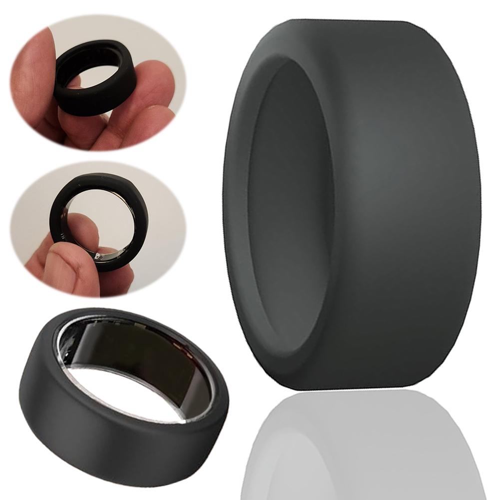 Silicone Ring Cover Shockproof Elastic Case Anti-Scratch Smart Ring Skin Cover Anti Drop for Oura Ring Gen 3 Protector