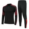 Unisex Half-Zip Long-Sleeve Football Training Set with Pants