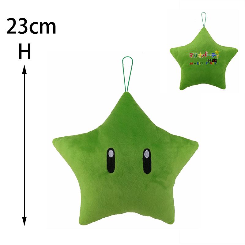 5-30cm Super Mario Bros Plush Toy Super Stars Tiny Spot Stuffed Soft Doll With Letter Embroidery Pattern Kawaii Birthday Gift