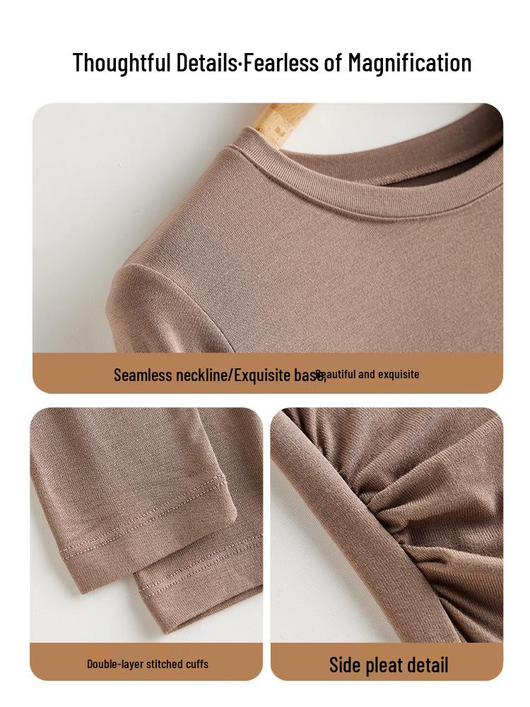 Umstands-Basisshirt – Herbst/Winter Modal-T-Shirt