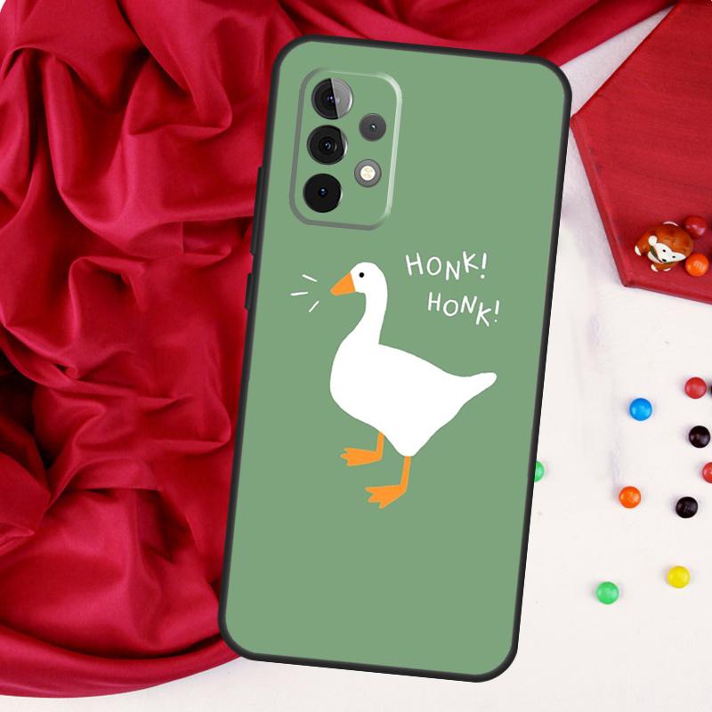 

Cartoon Cute Goose Game For Samsung Galaxy A52 A32 A22 A54 A14 A16 A26 A36 A56 A55 A35 A05 A06 A15 A53 A33 A13 Case Samsung A54 5G