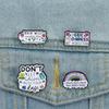 Inspirational Quotes Enamel Pins Custom SEEK PROGRESS NOT PERFECTION Brooches Lapel Badges Clothes Funny Jewelry Gift Friends