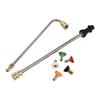 5x Nozzles Spray Lance Pressure Washer Angled Extension Wand for Karcher K2-7