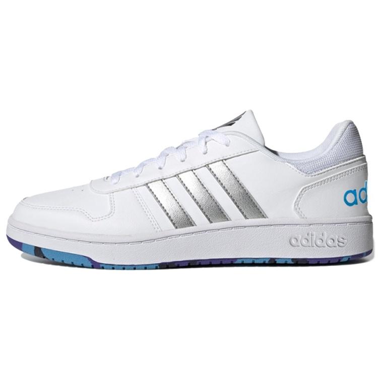 adidas x HOOPS 2.0 White/Blue Men s FU7723 EU 40⅔