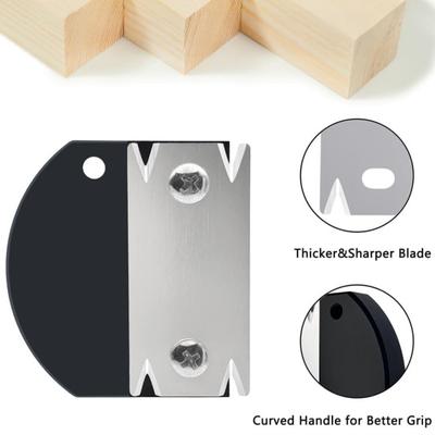 Wood Edge Banding Trimmer Cutter Stainless Steel Blade Wooden Handle Comfortable Grip Stress-Reducing Woodworking Tool