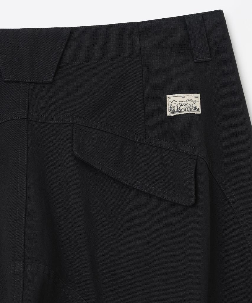 MILLO ARCHIVE Modular Washed Cargo Pants [Black]