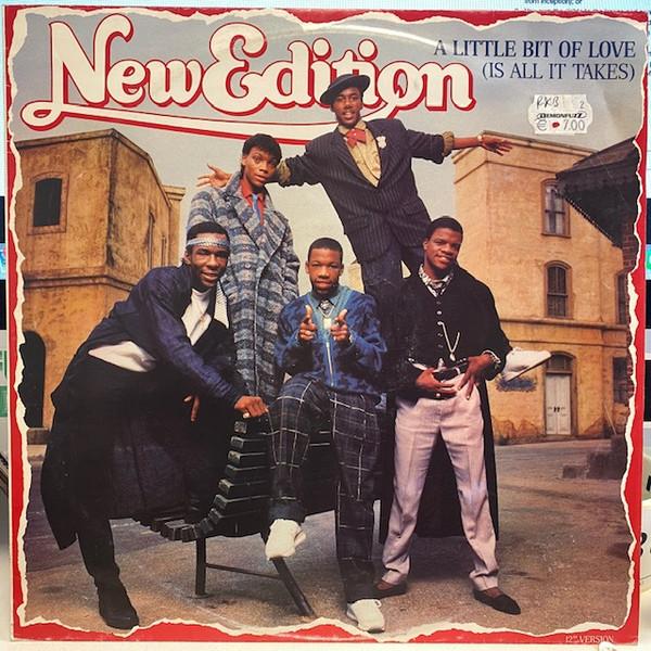 12inch Record NEW EDITION - A Little Bit Of Love (Is All It Tak MCAT1032 MCA Records 1986 UK Rap & Hip-Hop/R&B Used