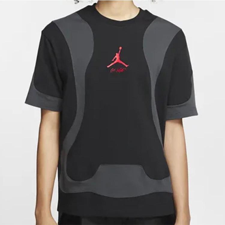 OFF-WHITE X Jordan Tee (Asia Sizing) Black Men Streetwear CV0657-010