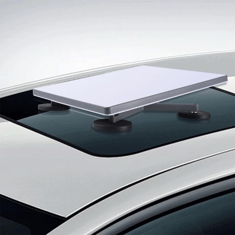 Portable Car Roof Antenna Holder Rack with Suction Cup for Secure Attachments and Enhanced Signal Reception During Travel