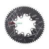 Folding Bicycles Chain Wheel 52T/54T/56T/58T/60T Chainring Narrow Wide Teeth Chainwheel Aluminum Alloy Bikes Chainring