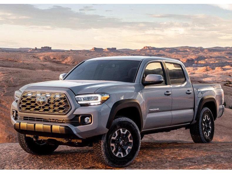 2020 Toyota Tacoma Off-road 6-Light Grille LED Yellow Lights