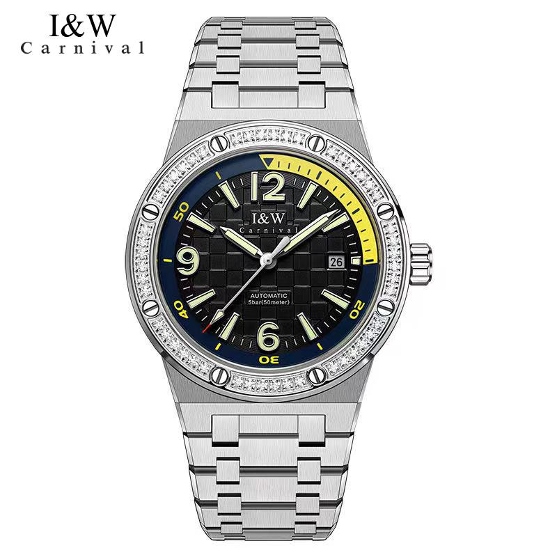 IW Mechanical Watch Men with Waterproof Miyota Movement Automatic Mens Watches Top Brand Luxury Wristwatch Men