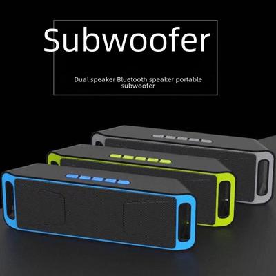 SC208 Portable Bluetooth Speaker with Dual Wireless Connectivity and Radio
