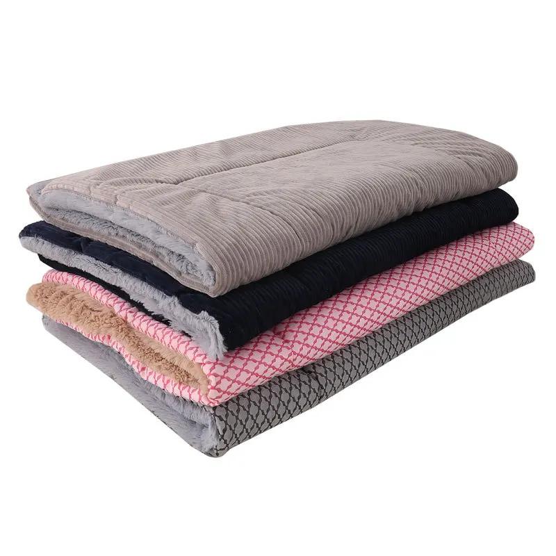 Rectangle Dog Mat Warm Plush Cat Bed House Cushion Pet Sleeping Blanket Mat Bed for Samll Large Dogs Sofa Mats
