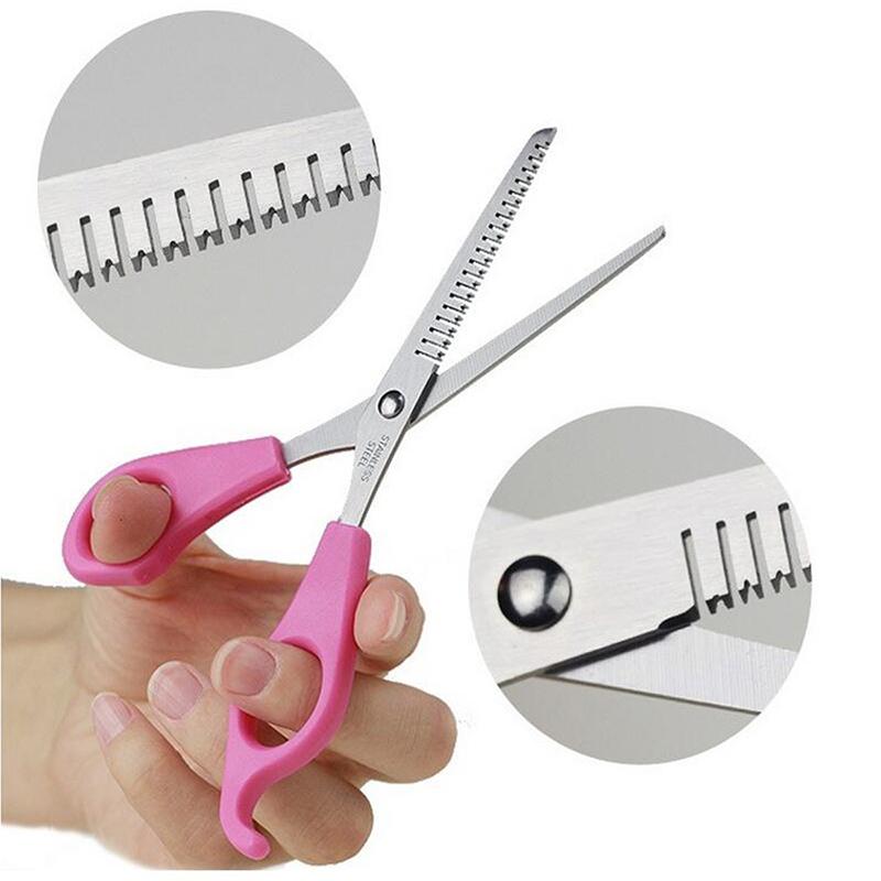 Professional Barber Tools DIY Hair Cutting Pruning Bangs Hairdressing Scissor with Ruler for Women Barber Supply