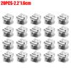 Zinc Alloy Glass Shelf Brackets Adjustable Glass Shelves Clamp Pegs Mirror Mount Support Clips for Cabinets Furniture Brackets