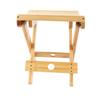 Folding Stool Bamboo Massage Shop Shaving Shower Footrest Home Portable Folding Seat
