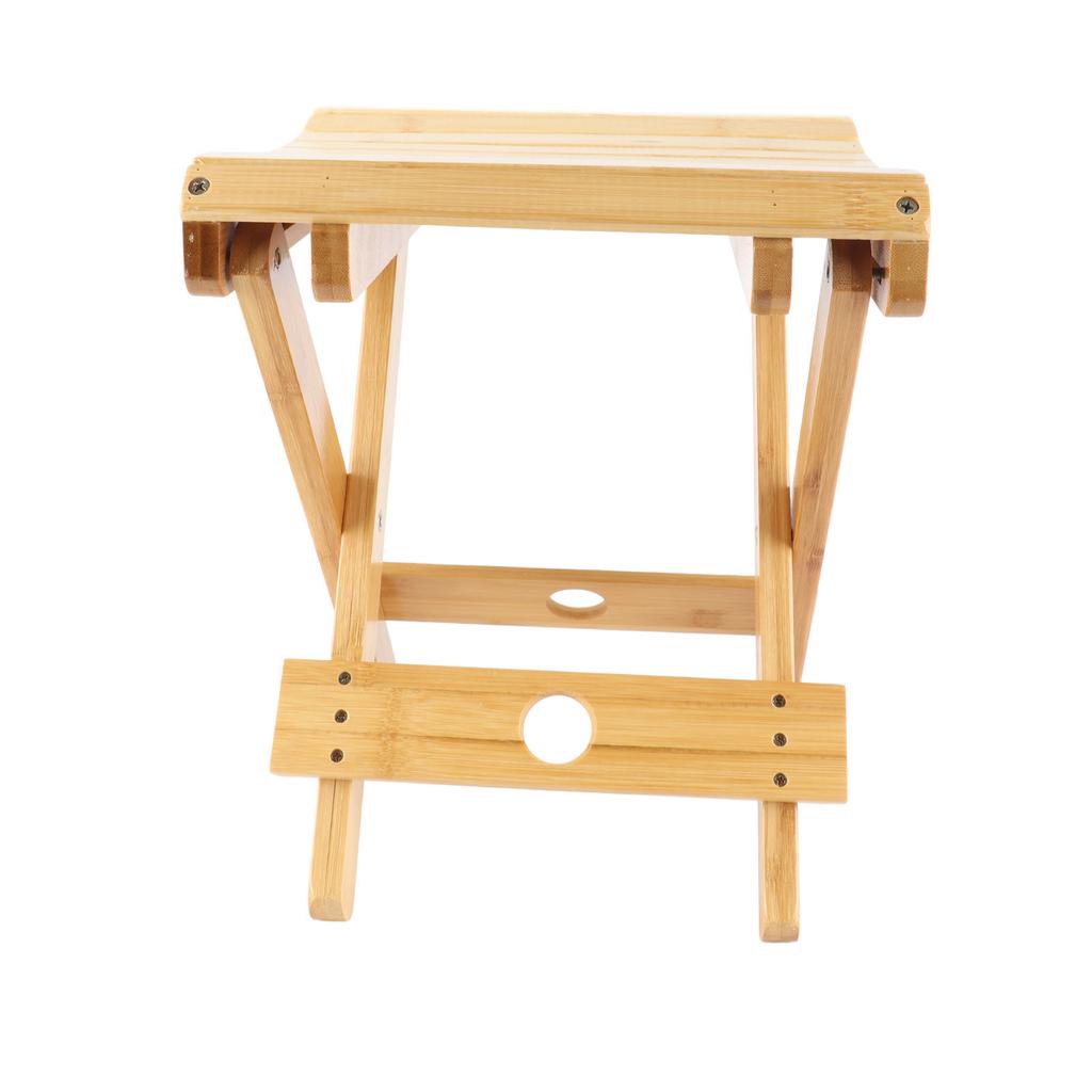 Folding Stool Bamboo Massage Shop Shaving Shower Footrest Home Portable Folding Seat