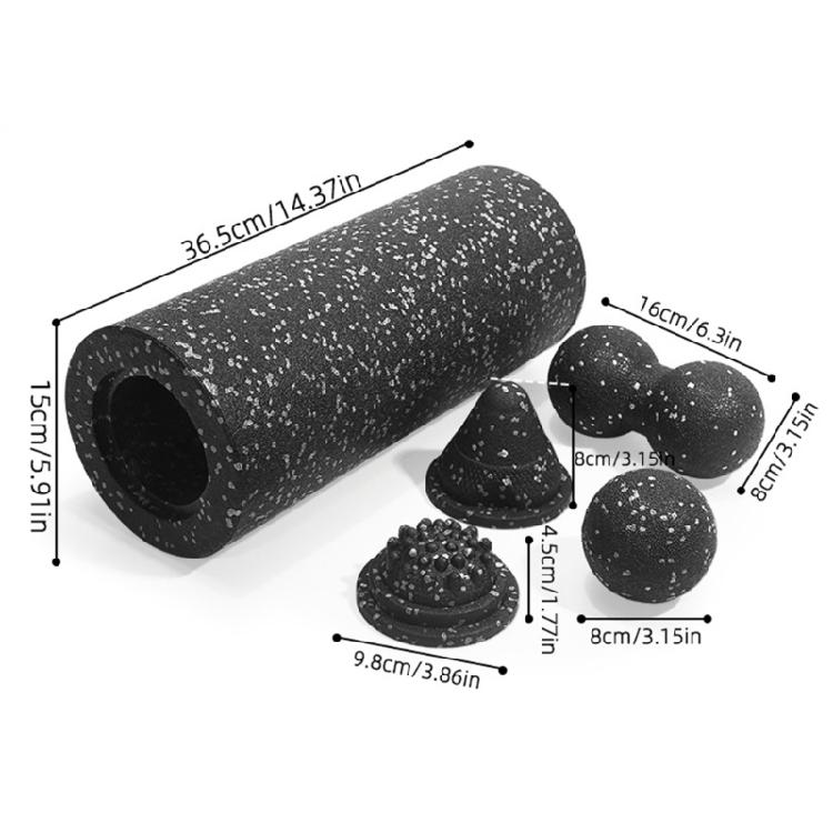 High Density Round Foam Rollers Peanut Massage Ball Deep Tissue Massage Rollers for Pilates & Stretching Fitness
