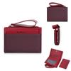 High-End Women's Short Wallet with Wrist Strap - Multiple Card Slots & Fashionable Zipper Coin Purse