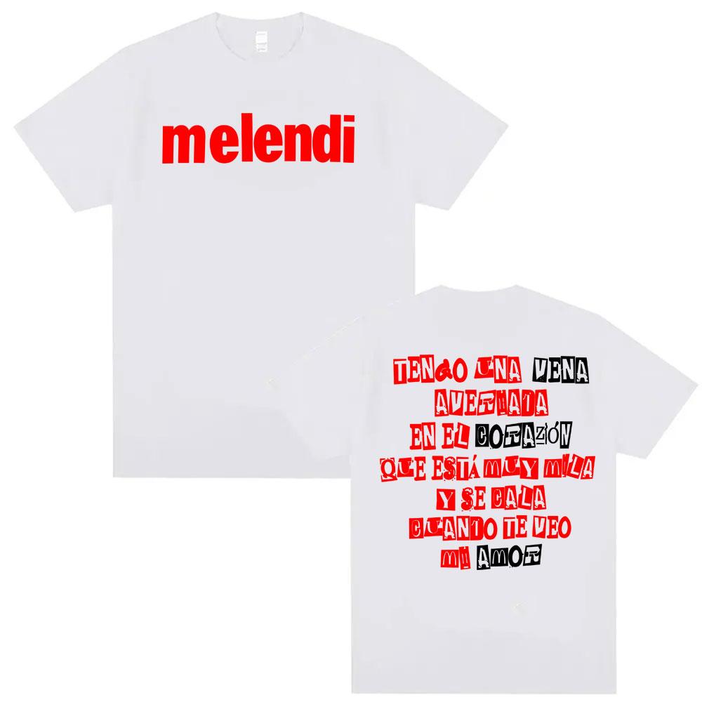 

Rap Singer Melendi Canci Ó N De Amor Caducada Printed Tshirt Summer Mens Womens Casual Cotton Retro Hiphop Oversized Tshirt M
