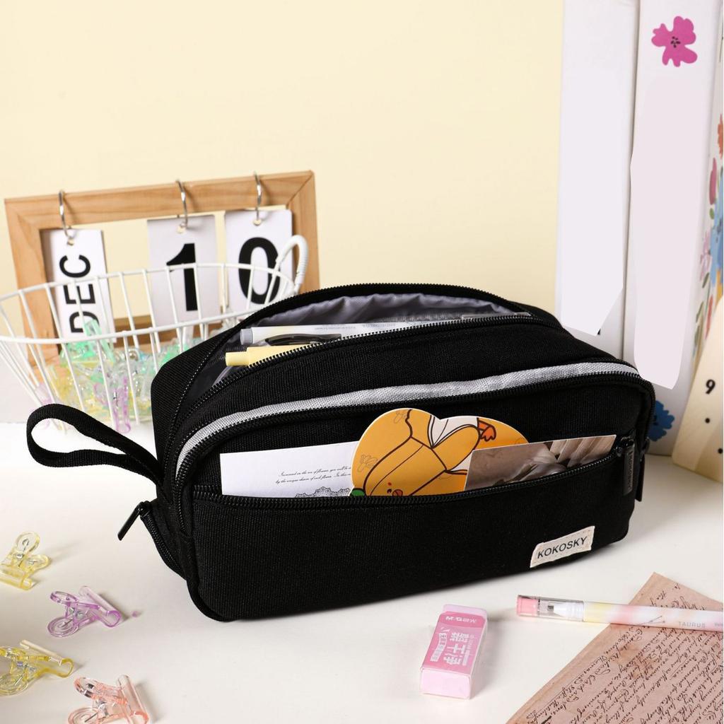 Large Capacity Pencil Case Multifunctional Stain Resistant Pouch