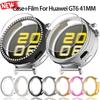 Diamond Case+Tempered Glass For Huawei Watch GT6 41mm Women Cover Anti-scratch Screen Protector For Huawei Band GT6 41mm Bumper