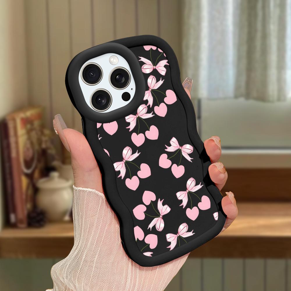 Big Wave Edge Miękki silikonowy materiał Macaron Etui na telefon Odporne na wstrząsy Ochronne gumowe etui na iPhone'a Samsunga Huawei Honor Xiaomi Redmi OnePlus Moto