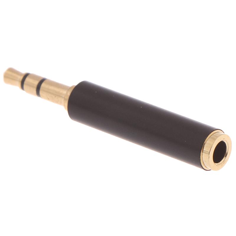 1Pcs 3.5Mm Stereo 3 Pole Male To 4 Pole 3 Ring Female Audio Adapter Converter