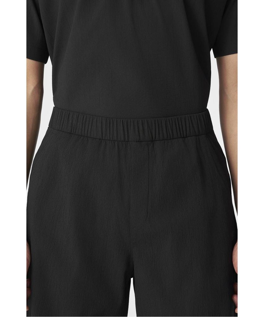 Koolongseupocheu Men'S Crease Length Shorts (Set-Up) Tlpom26621Blk