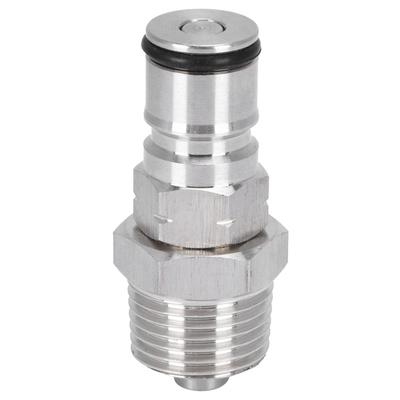 19/32?18 Ball Lock Post with 1/2in NPT Male Thread Gas Ball Lock Keg Post Adapter for Corny Keg