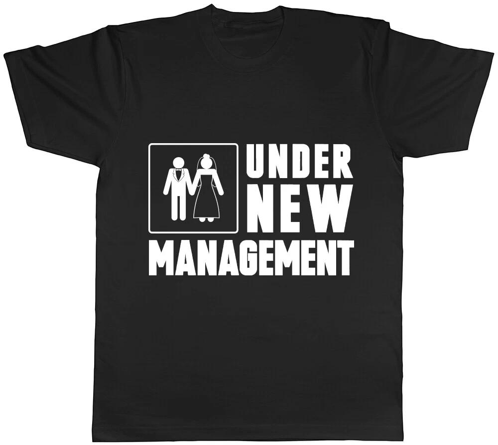 Under New Management Just Married Mens T-Shirt Tee XL