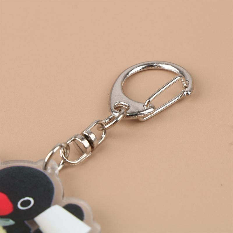 Pinguin Roztomilý Kreslený Akrylový Přívěsek na Klíče Kawaii Hračka Přívěsek na Batoh Školní Tašku Zábavný Kroužek na Klíče Dárek