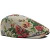 Women Bohemian Beret Fashion Print Flowers Female For Newsboy Cap Casual Vintage Men Visor Flat Hat Unisex Spring Autumn Berets