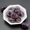 30mm Purple Pink Agate Crystal Egg Shaped Stone