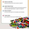 200g1x6 DlY Building Blocks Thick FiguresBricks Dots Educational Creative SizeCompatible With Playthings forChildren