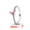 European New Butterfly Flower Heart Star Jewelry Set 925 Silver Earrings Ring Necklace for Women