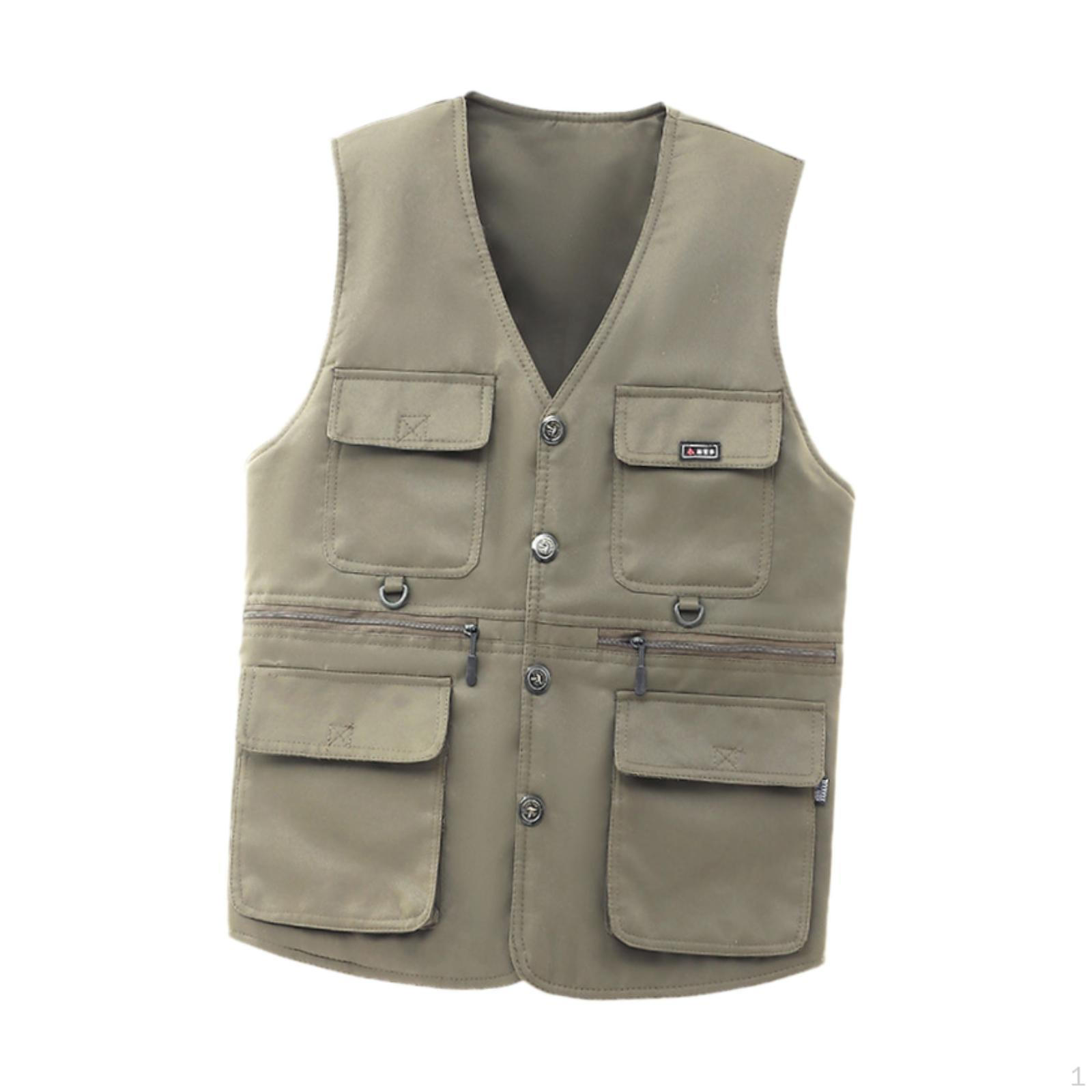 

Мужской жилет креативный дышащий фото для скалолазания летняя работа путешествия на открытом воздухе Clothes Length 64cm