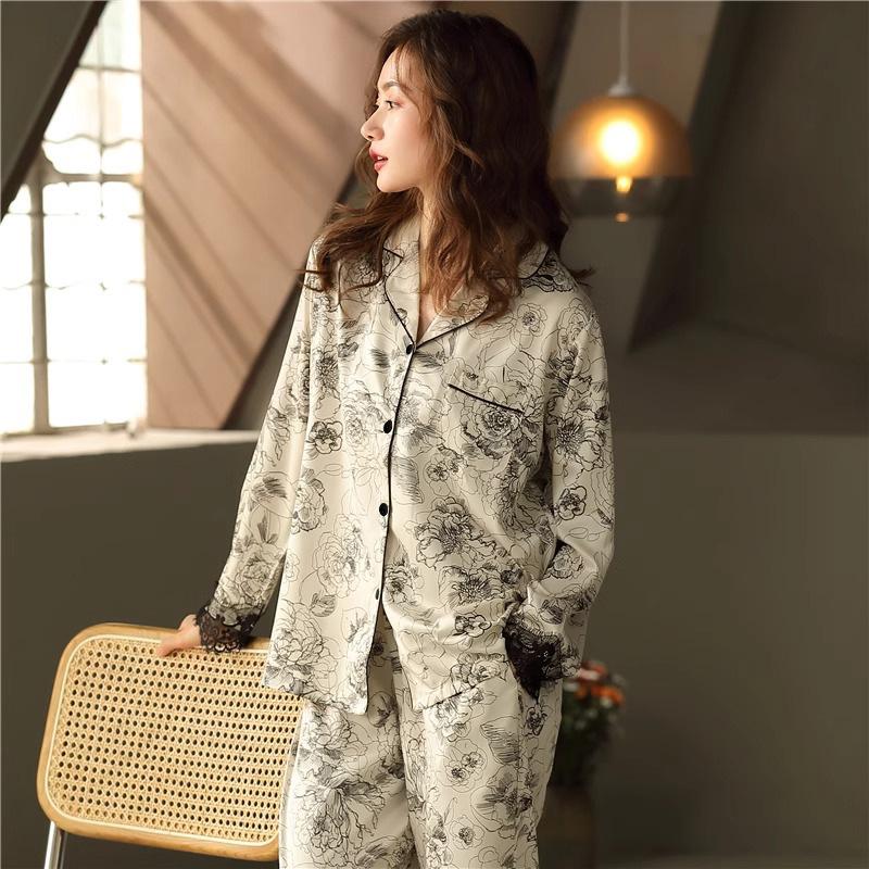 Spring And Summer Chinese Style Pajamas Two-Piece Temperament Women'S Casual And Comfortable Loungewear Cover