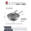 Sanhe 28cm Diamant-Titan-Keramik Antihaft-Wok