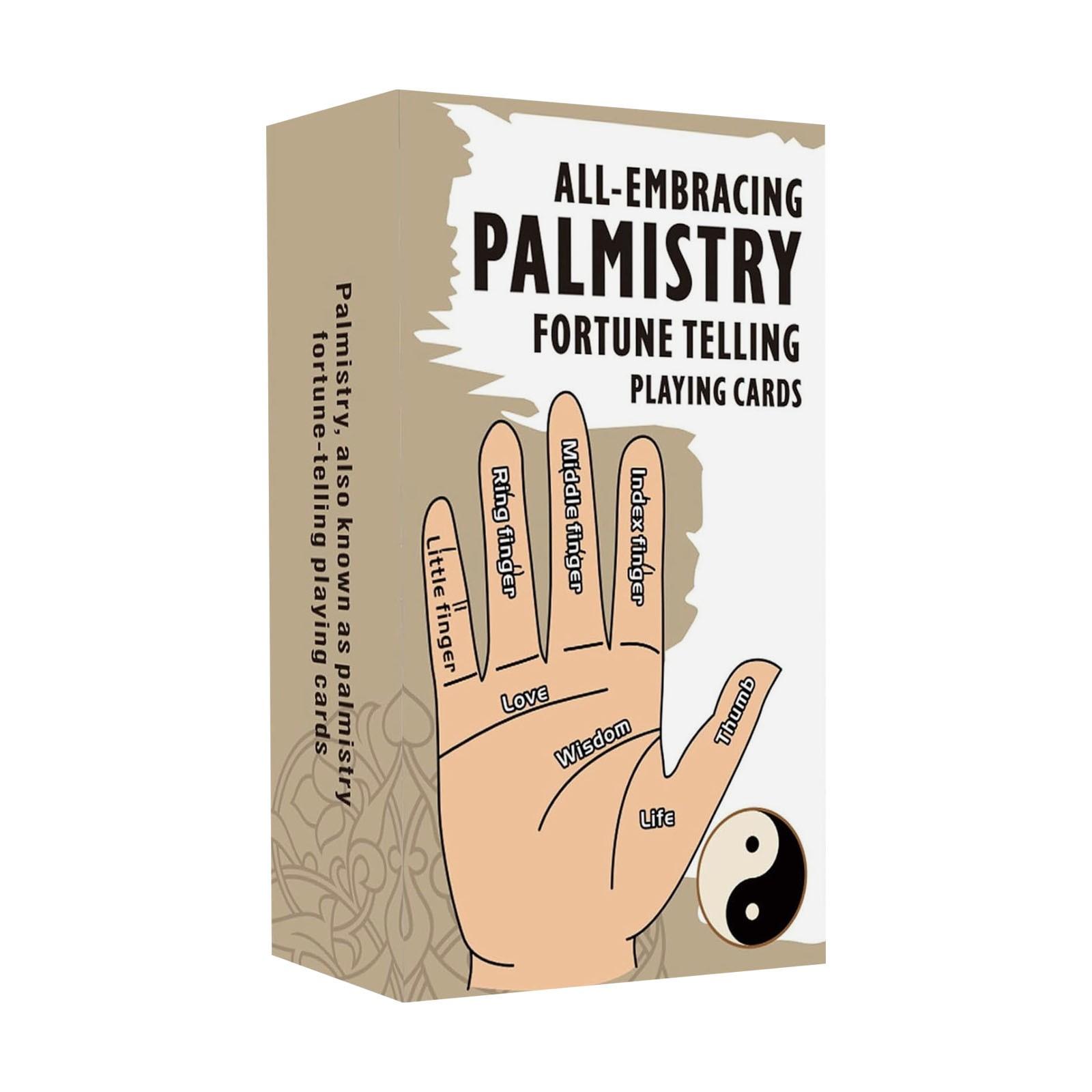 All Embracing Palmistry Fortune Telling Playing Cards Guide to Palm Reading Wisdom Life and Personality Insights One Size