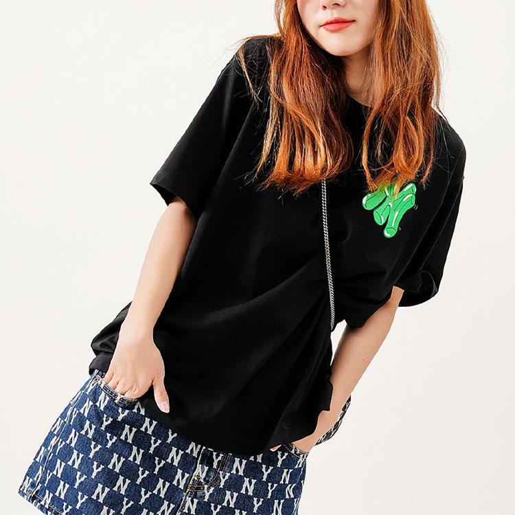 New MLB New York Yankees T Shirts Unisex Black 3ATSL1023-50BKS