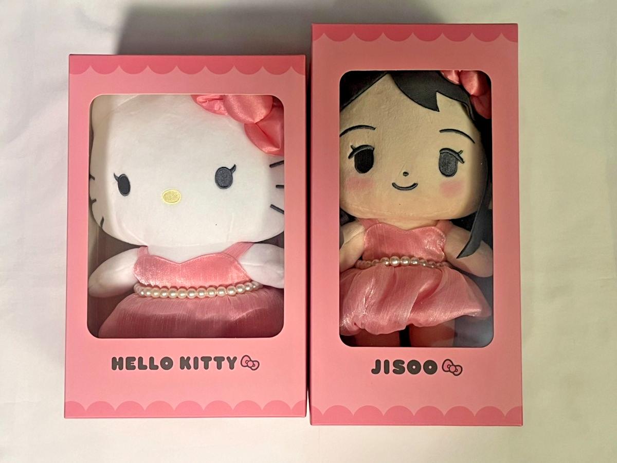 Set 2 Hello Kitty Jisoo Plush Toy Blackpink Korea Limited